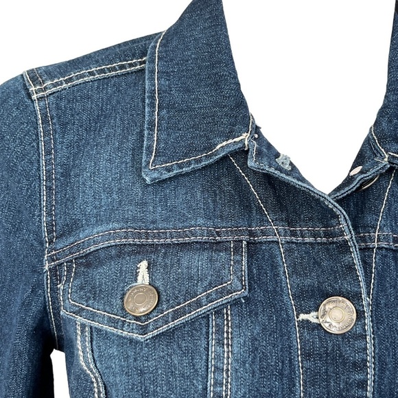 Nine West Vintage America Collection Blue Denim Jacket Size Small - Picture 6 of 15